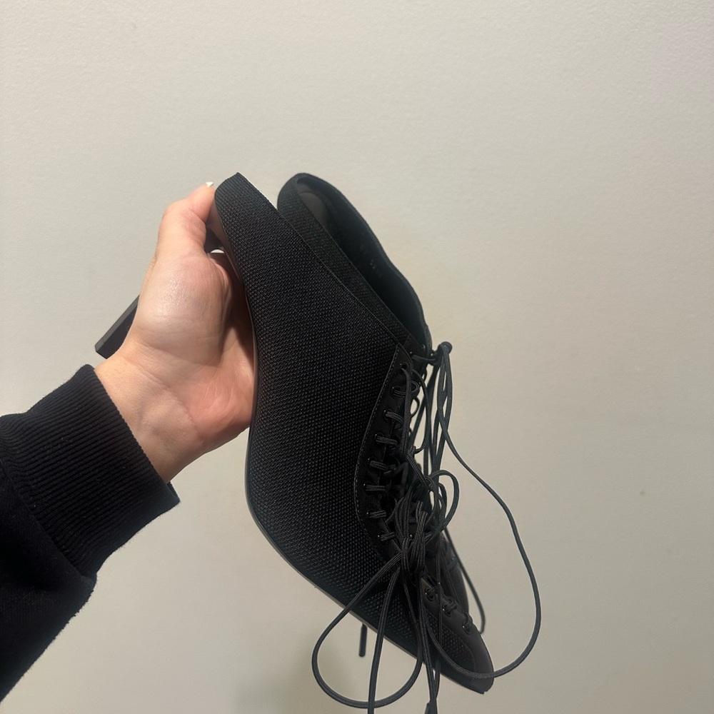 Givenchy Black Lace-Up Boots - Picture 2 of 4